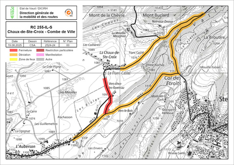 Plan_RC 255-IL-S Chaux-de-Ste-Croix - Combe de Ville